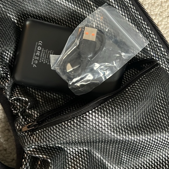 Heated vest size L light grey, battery operated/charge pack included - unisex - Picture 6 of 6